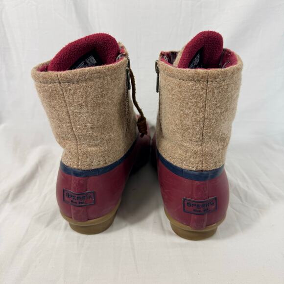 Sperry Saltwater Duck Boots Women's 8 STS87099 Purple Waterproof - Picture 5 of 10